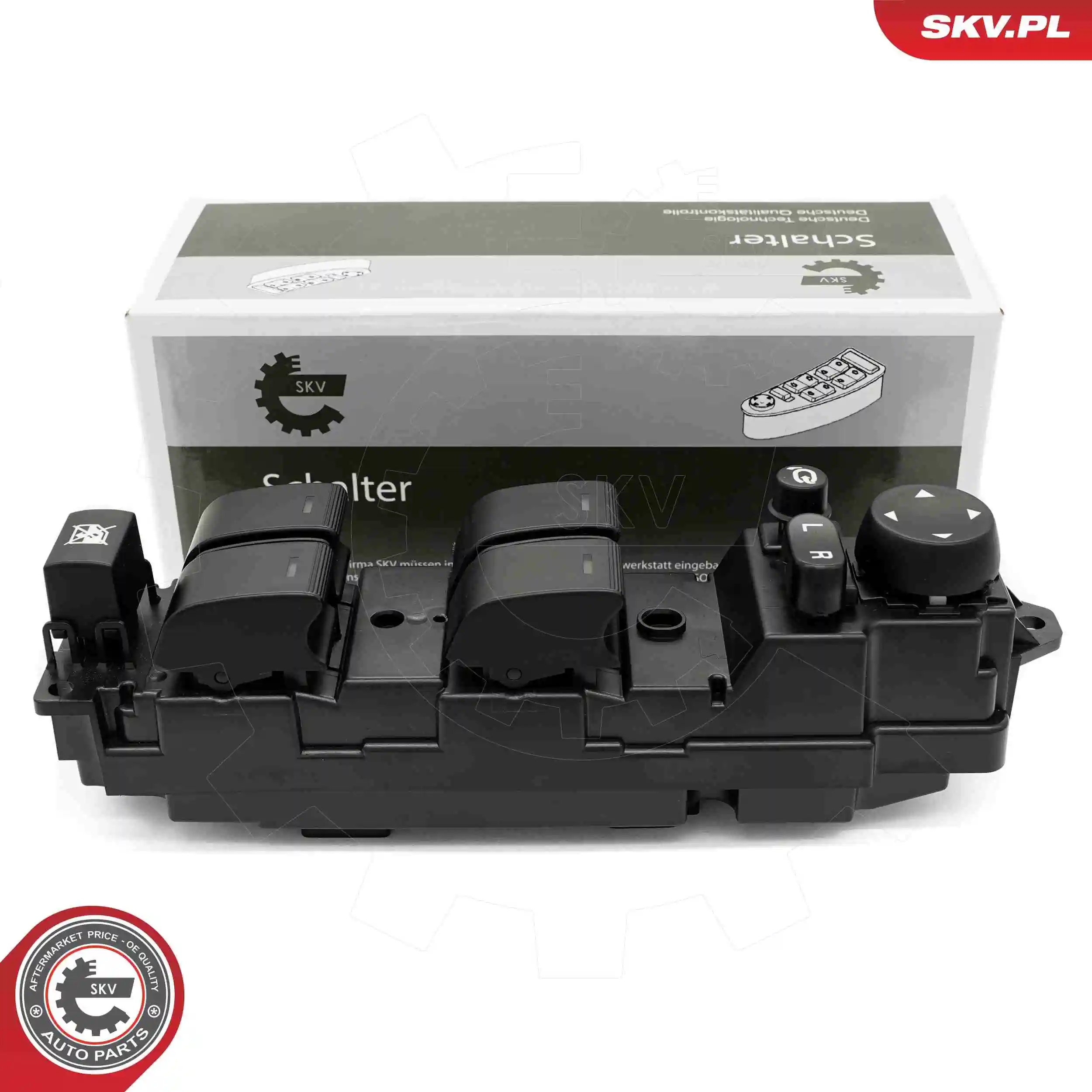 Switch, window regulator